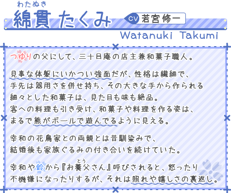 綿貫 たくみ
